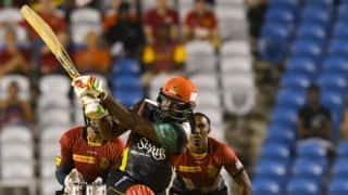 Chris Gayle, Sheldon Cotrell guide SKNP to CPL 2017 final; TKR to play Qualifier 2